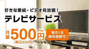「テレビサービス」とは？